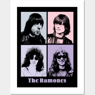 The Ramones 1977s Pop Art Posters and Art